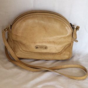 Frye Three-Pockets Leather Crossbody Satchel